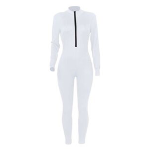 White Long Sleeve Bodysuit size S